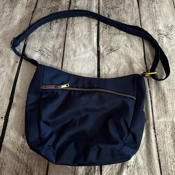 Travelon Blue Crossbody Bag with RFID Shielded Pocket - Picture 2 of 5